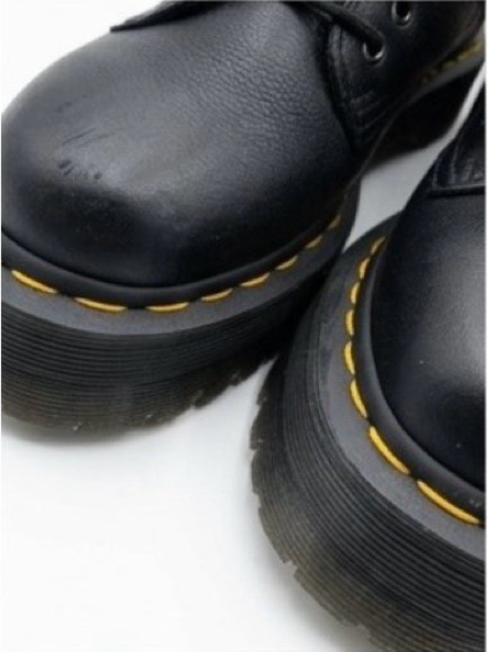 Dr. Martens Jadon FL Faux Fur Lined Pisa Leather Platform Boots - Size 6 - Picture 5 of 10